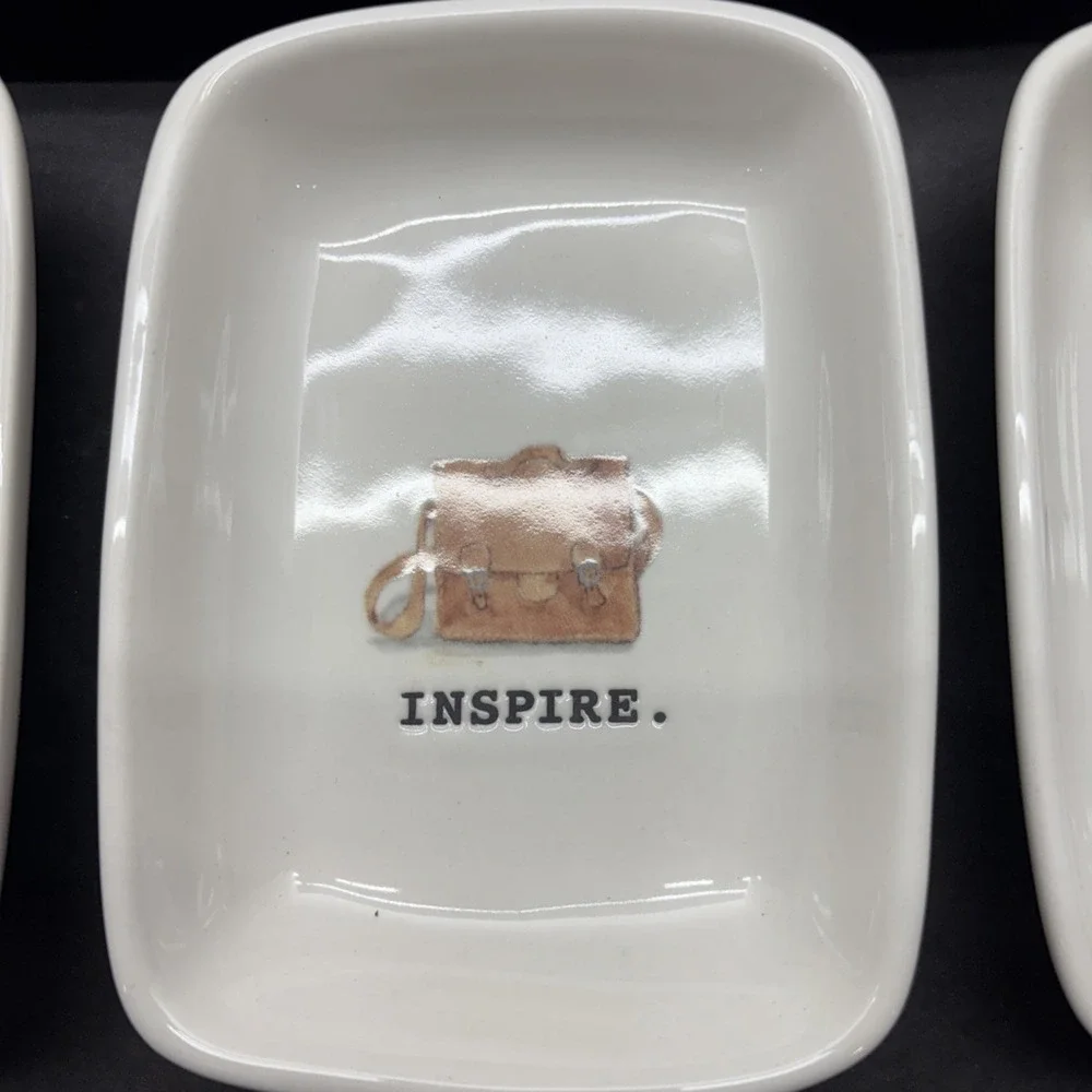 Rae Dunn Artisan Collection by Magenta Write Inspire‎ Create Desk Trinket Tray